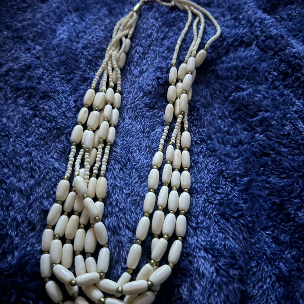 Beauty Statement Necklace.  One of a kind.   Ready for Shipping. - Picture 2 of 3